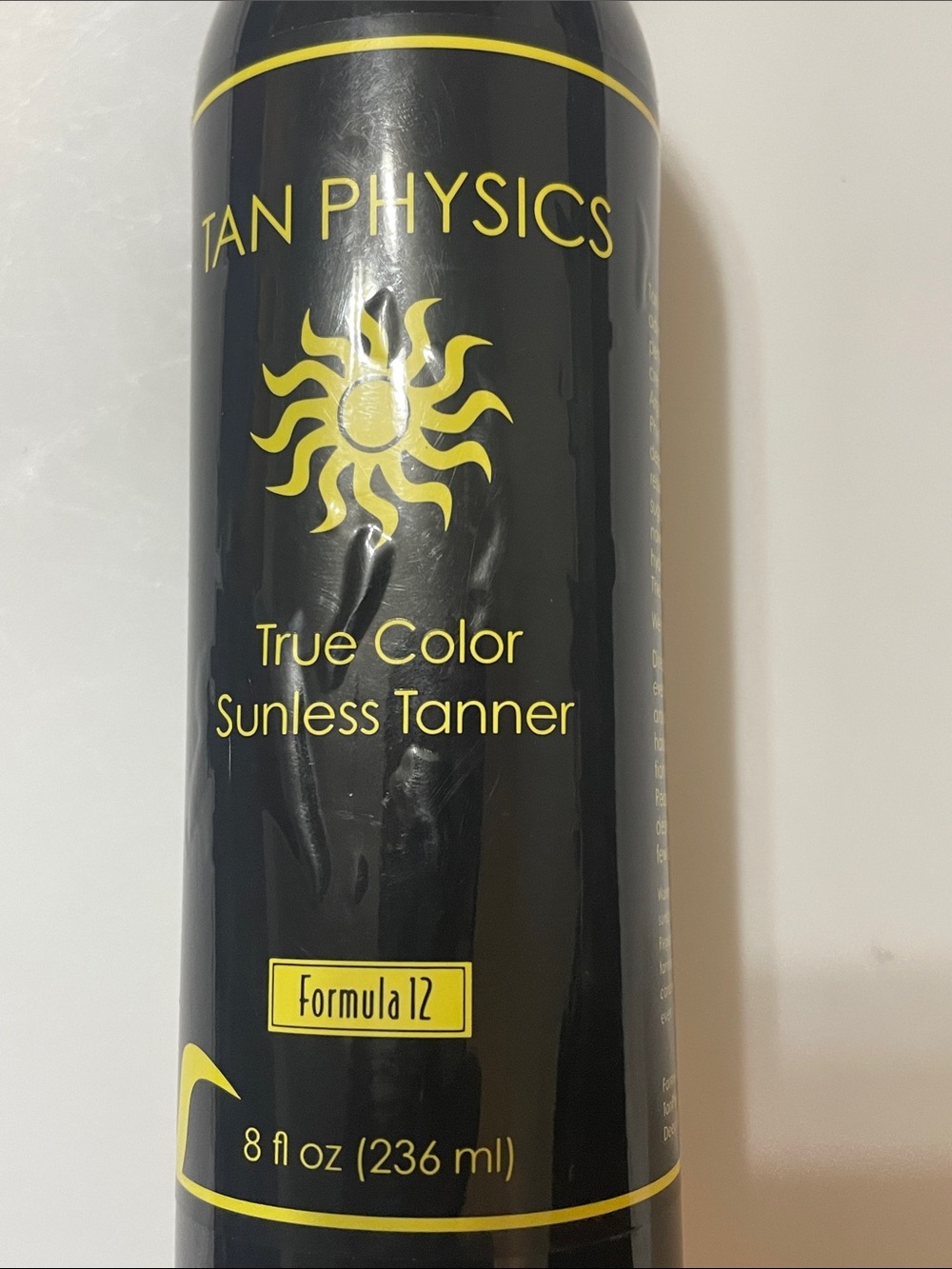 TAN PHYSICS True Color Sunless Tanner Formula 12 NEW 8 oz